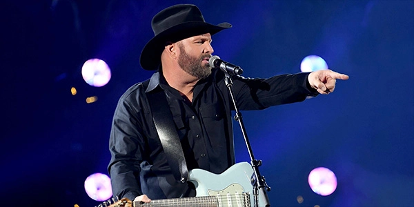 Garth Brooks performing live in concert